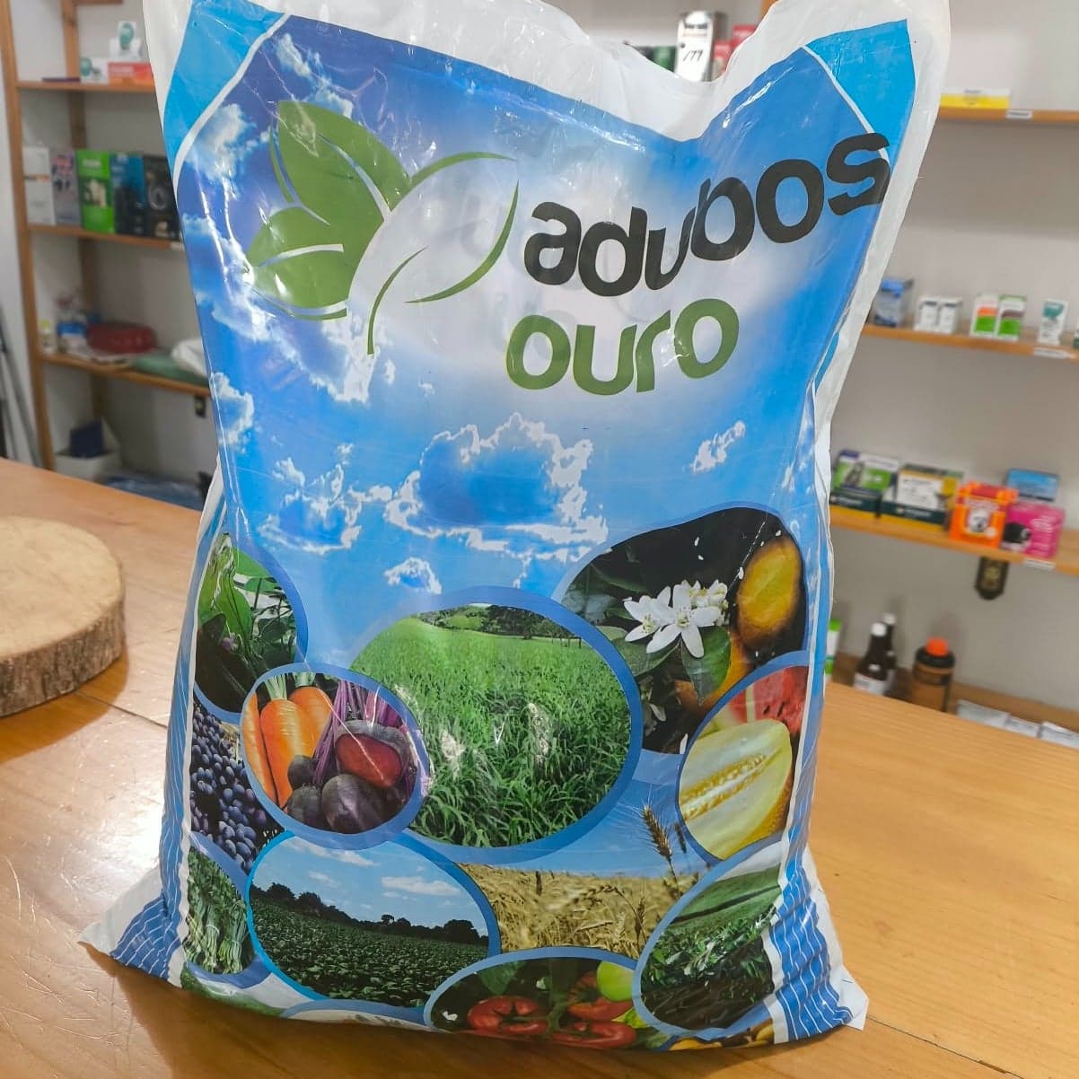Adubo peletizado de frango